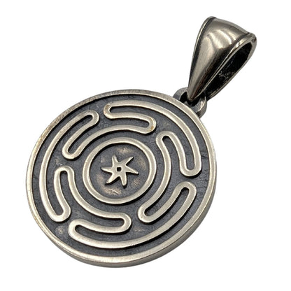 Wheel of Hecate pendant