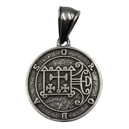 Orobas sigil pendant Silver plating
