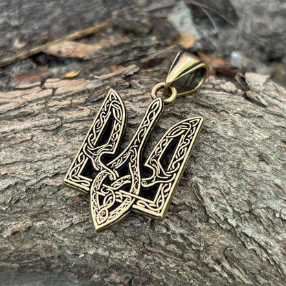 Ukrainian Trident Mammen pendant
