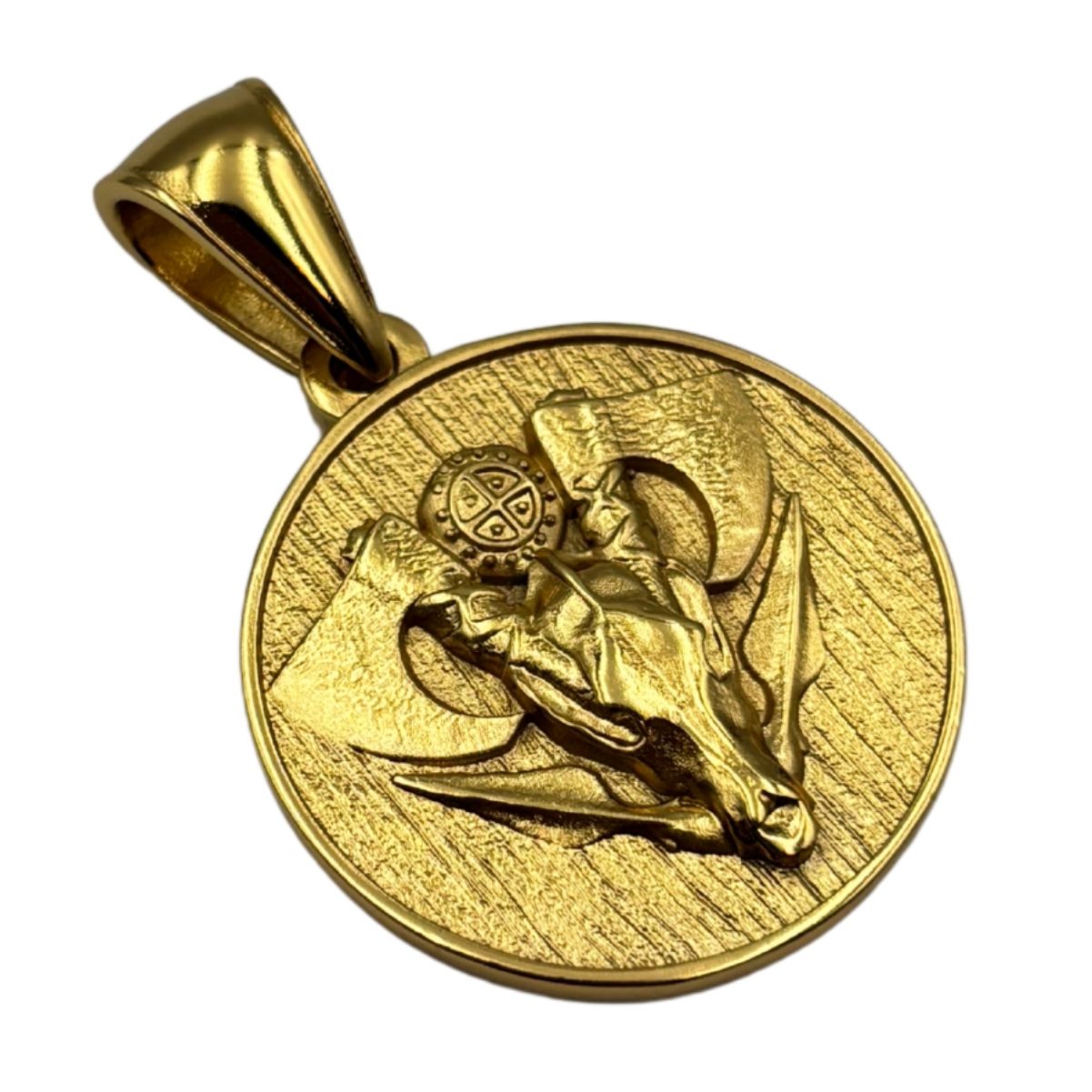 Wolf Skull pendant Golg plating