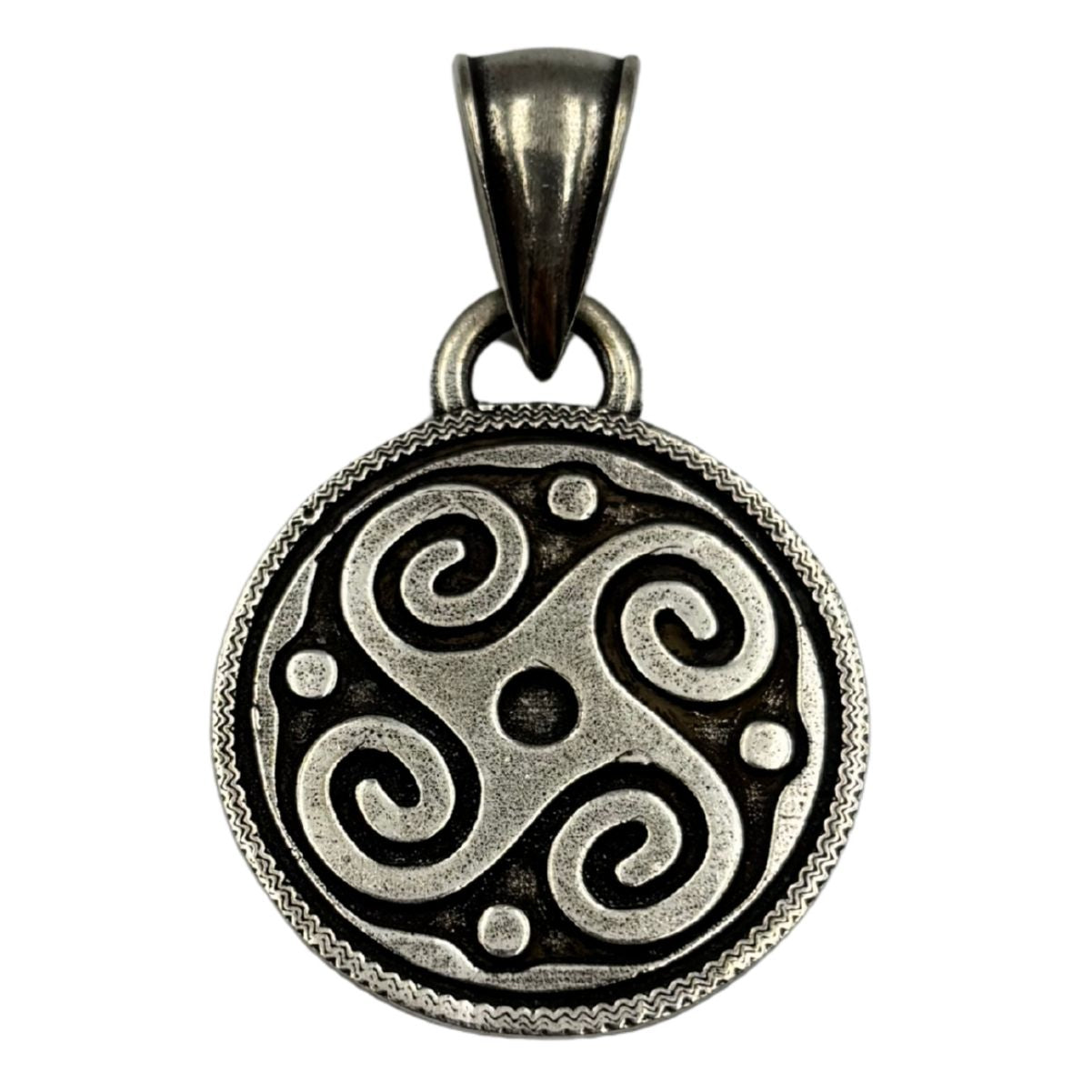Slavic Solar petroglyph sun pendant Silver 925