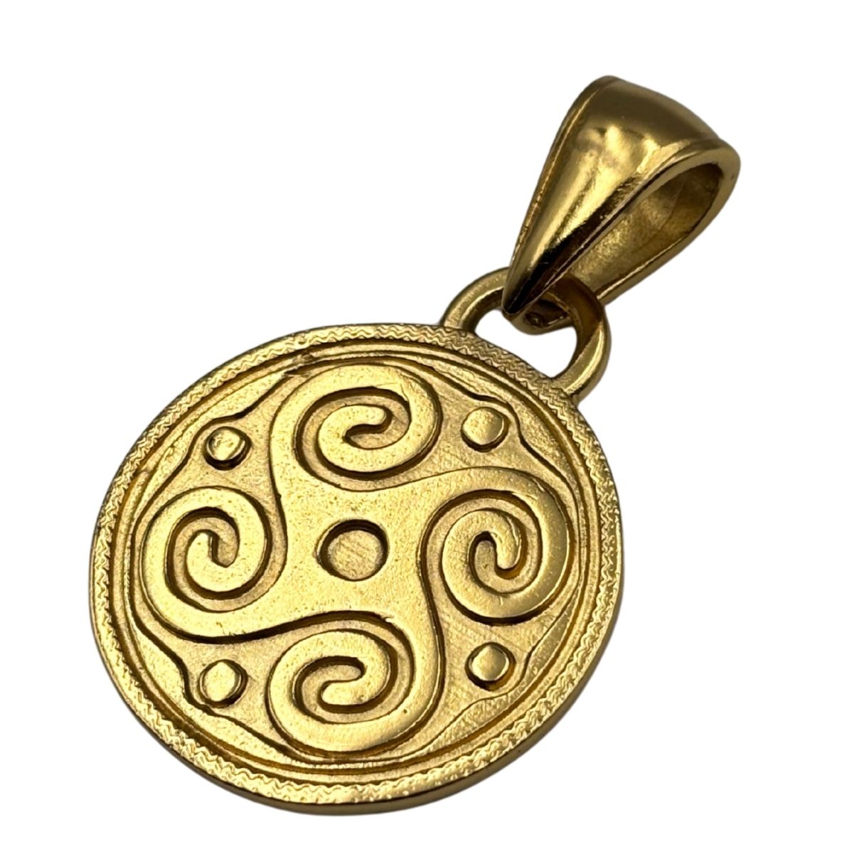 Slavic Solar petroglyph sun pendant