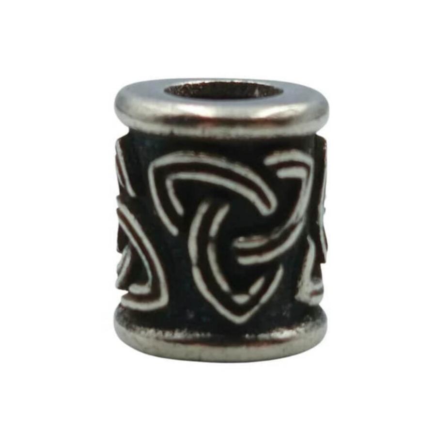 Celtic knot bronze bead   