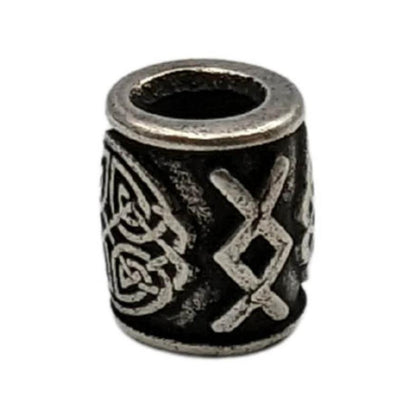 Ingwaz rune bronze bead   