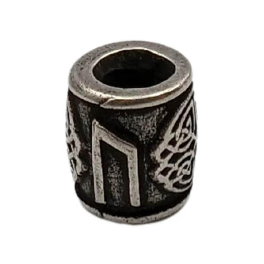 Uruz rune bronze bead   