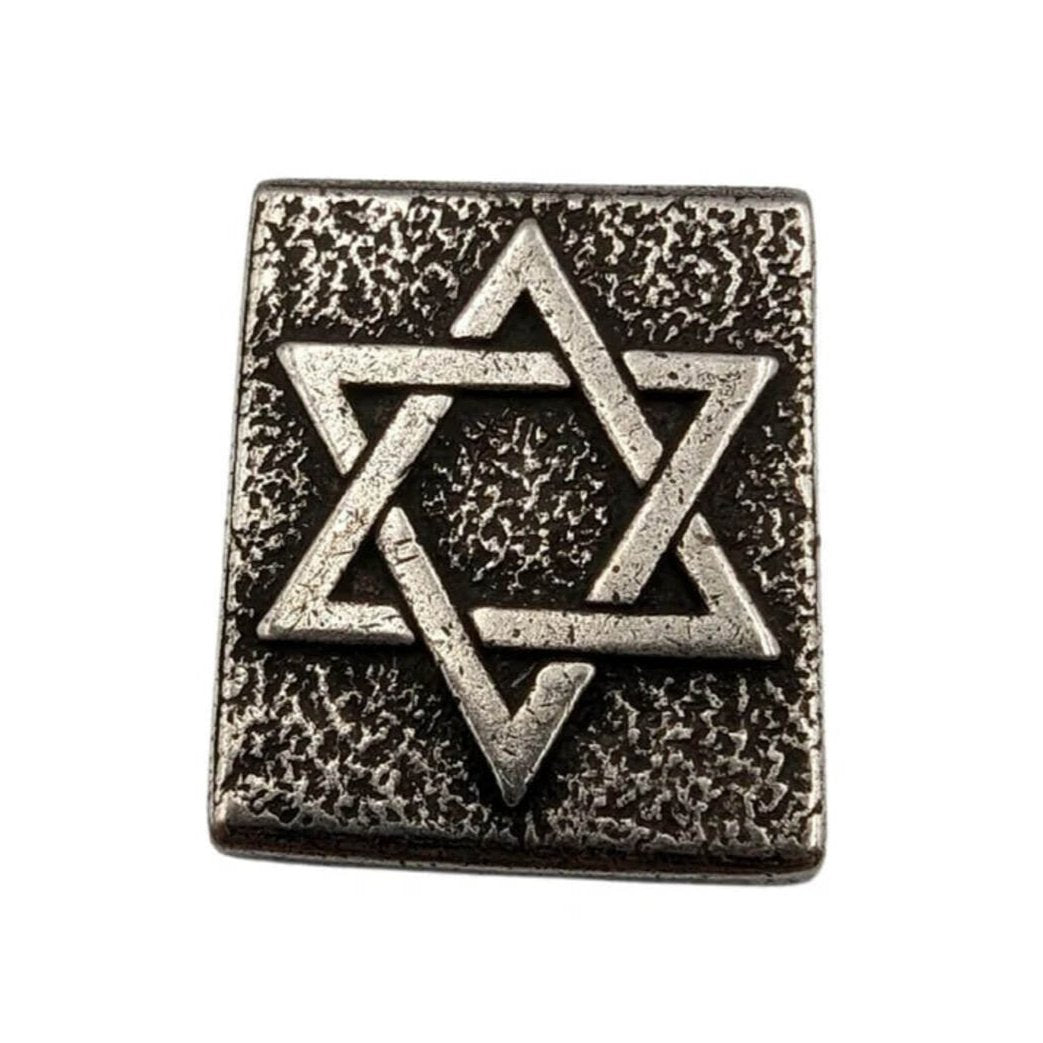 Star of David Molle clip Silver plating  