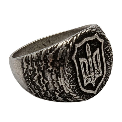 Ukraine coat of arms signet ring