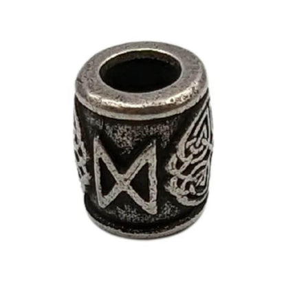 Dagaz rune bronze bead   