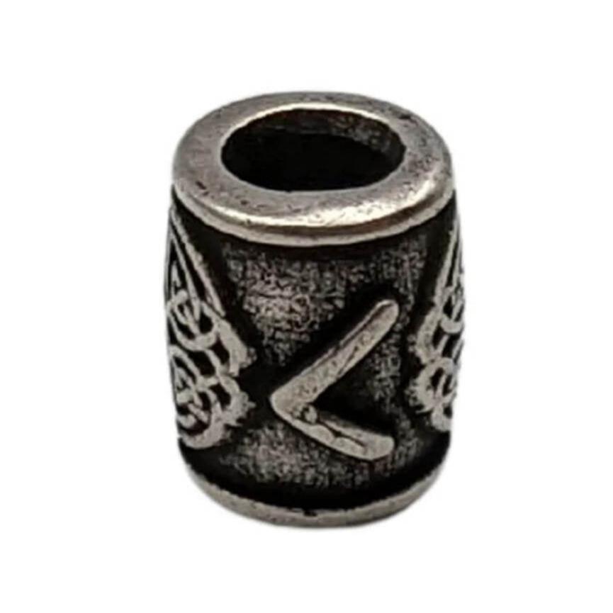 Kenaz rune bronze bead   