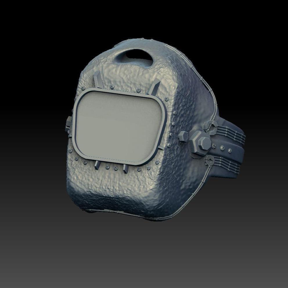 Welder signet ring 6 US Silver 925
