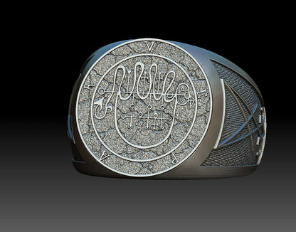 Vepar sigil ring 6 US Silver 925