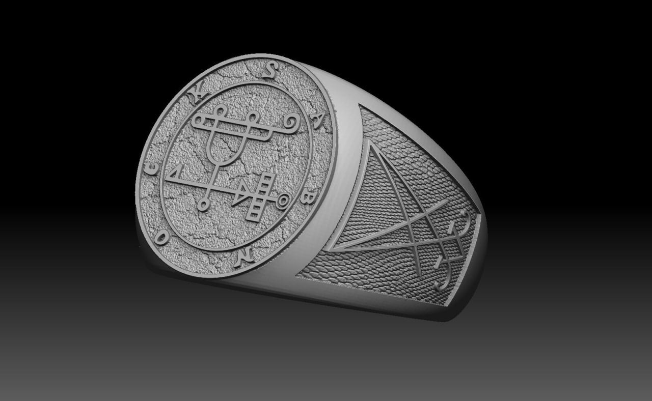 Sabnock sigil ring