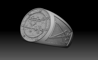 Sabnock sigil ring