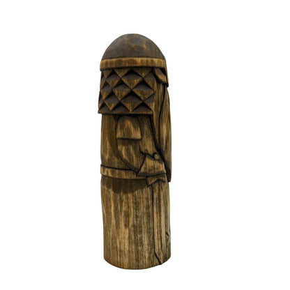 Vidar Norse wooden figurine   