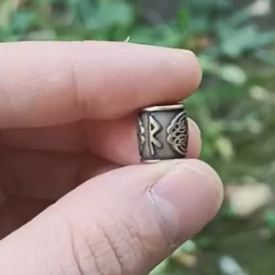 Raido rune bead