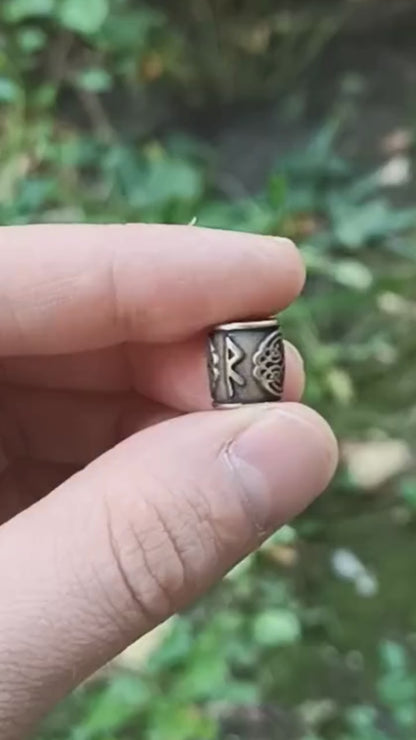 Raido rune bead