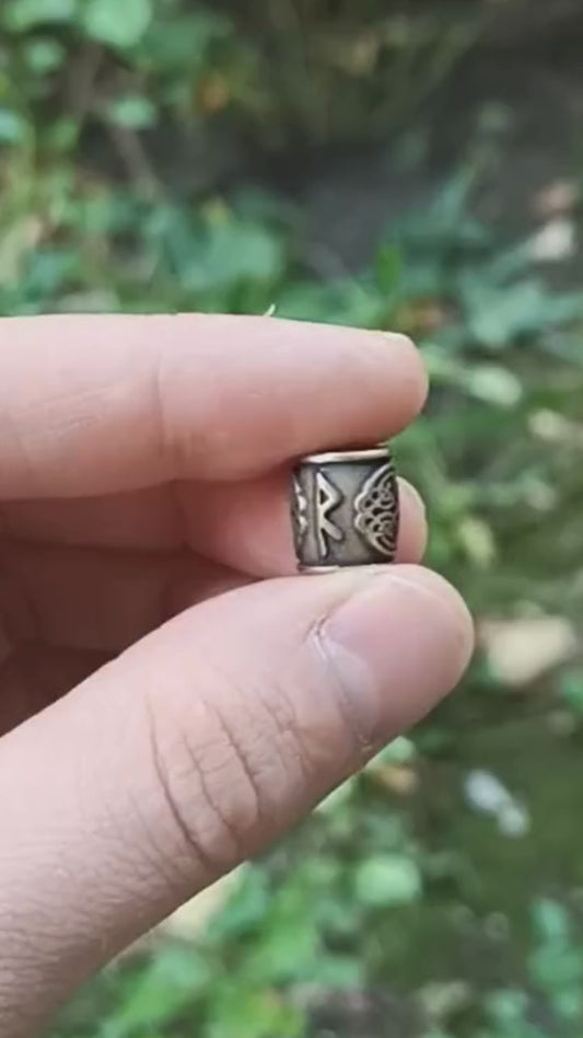 Raido rune bead