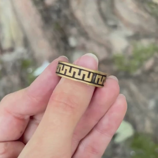 Ancient Greek ornament V2 ring