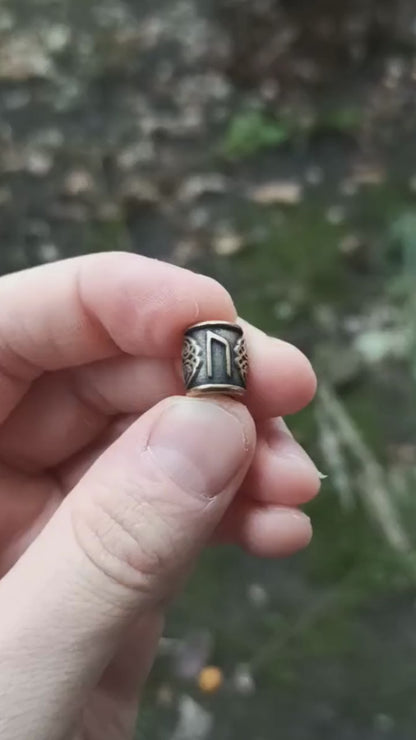 Uruz rune bead