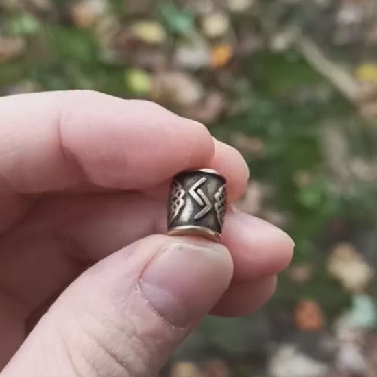 Jera rune bead