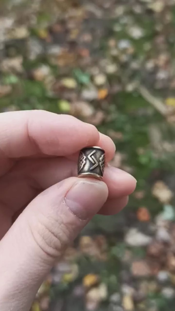 Jera rune bead