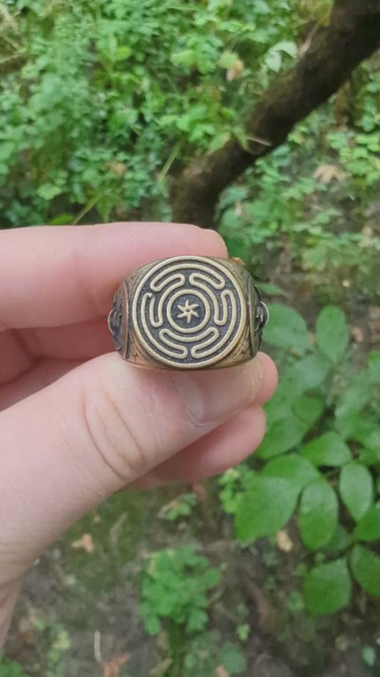 Hecate greek goddess ring