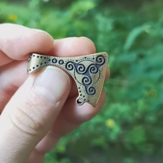 Celtic axe pendant