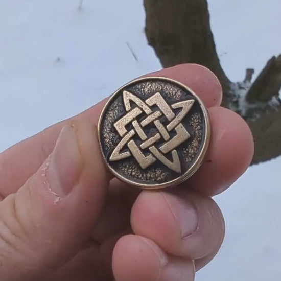 God Svarog paracord bead