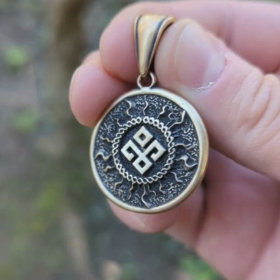 Dazhbog symbol pendant