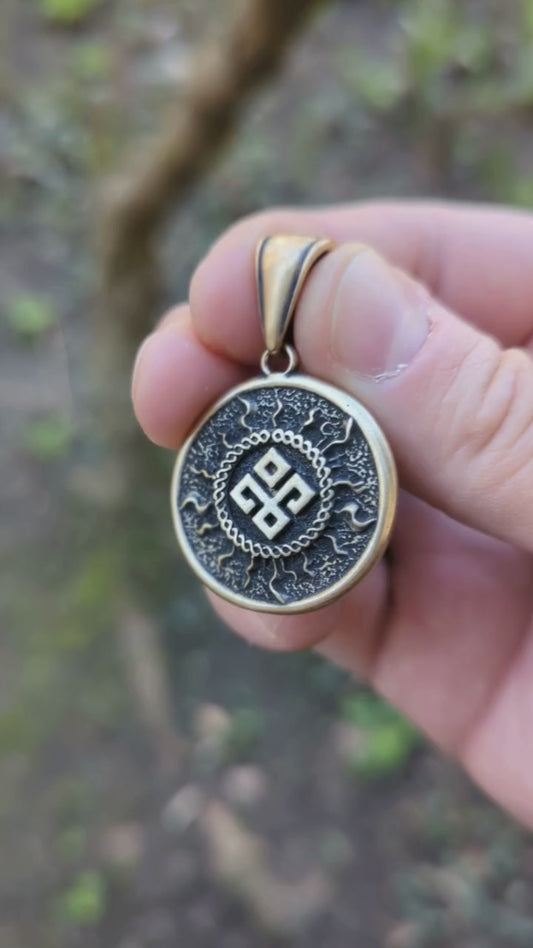 Dazhbog symbol pendant