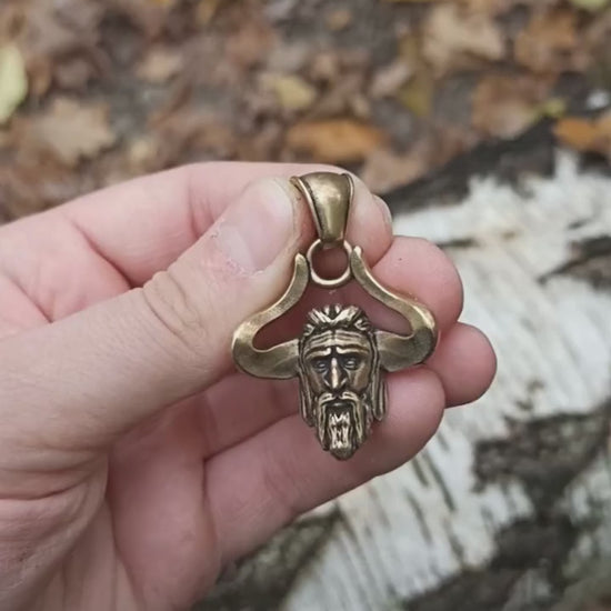 Slavic God Veles pendant