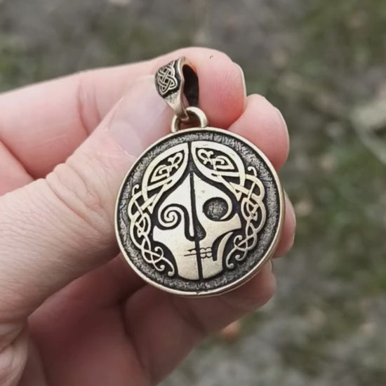 Hel goddess pendant