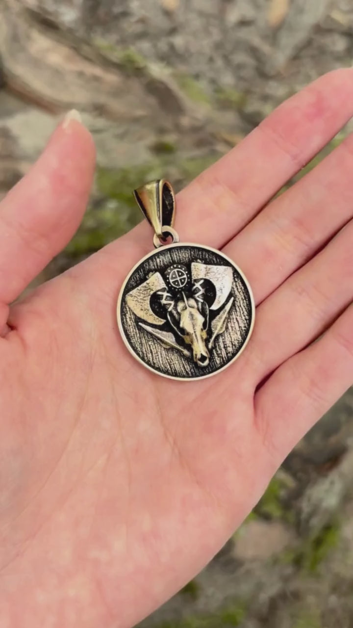 Wolf Skull pendant