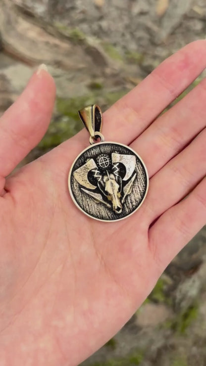 Wolf Skull pendant