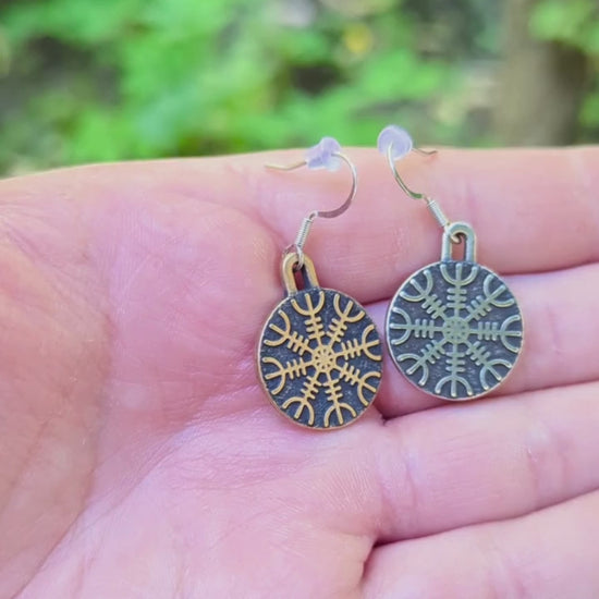 Helm of Awe earrings