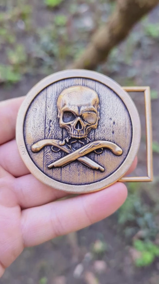 Jolly Roger belt buckle