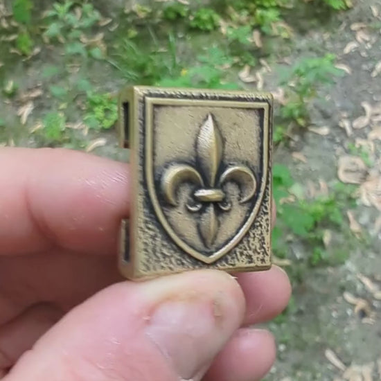 Fleur de Lis Molle clip