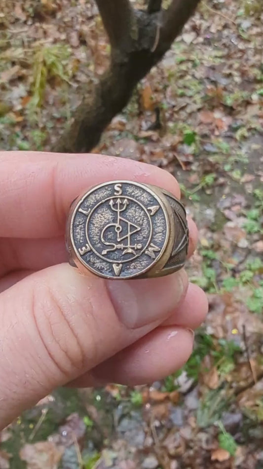 Samael sigil ring