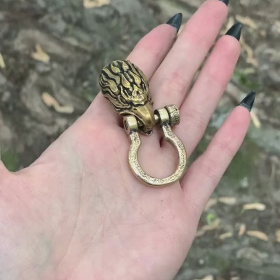Eagle head shackle clasp for paracord bracelet