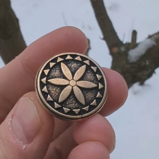 Perun's Shield paracord bead