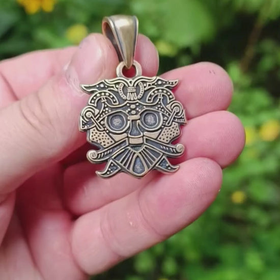 Loki mask pendant