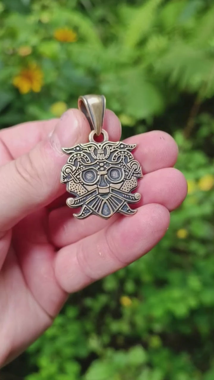 Loki mask pendant