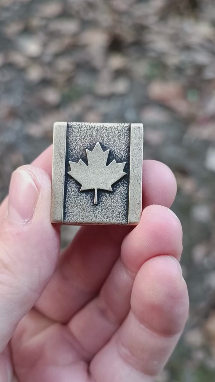 Canada flag Molle clip