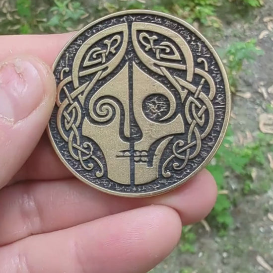 Hel goddess coin