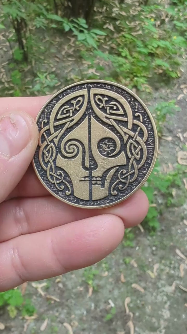 Hel goddess coin
