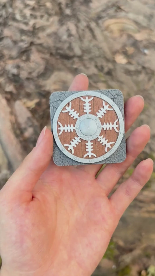 Helm of Awe on a Shield magnet