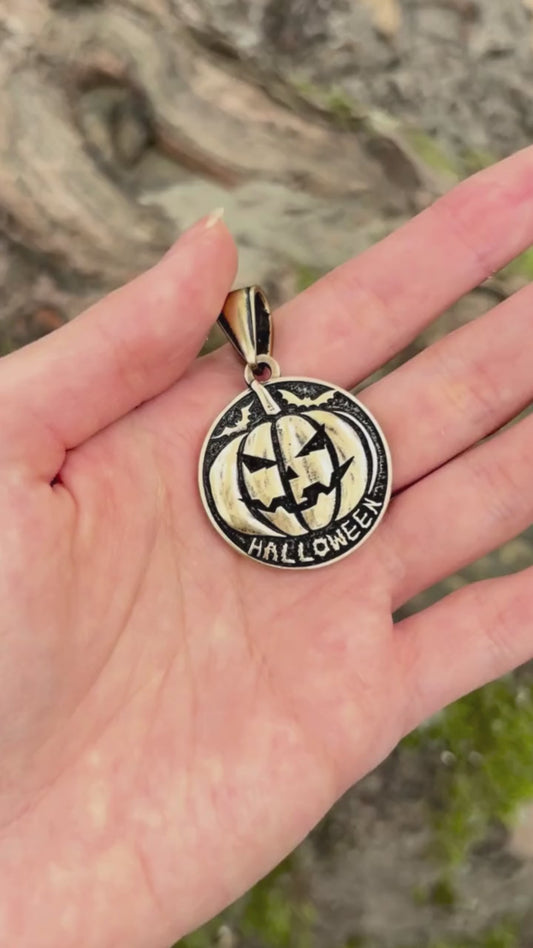 Halloween Pumpkin pendant