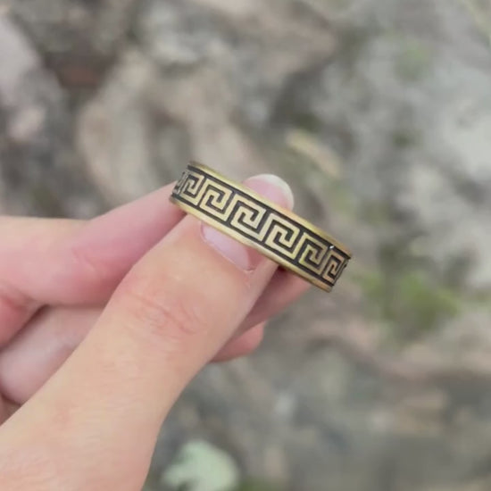 Ancient Greek ornament V1 ring