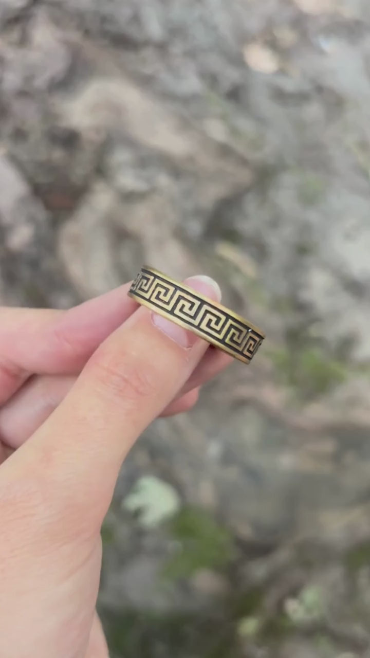 Ancient Greek ornament V1 ring