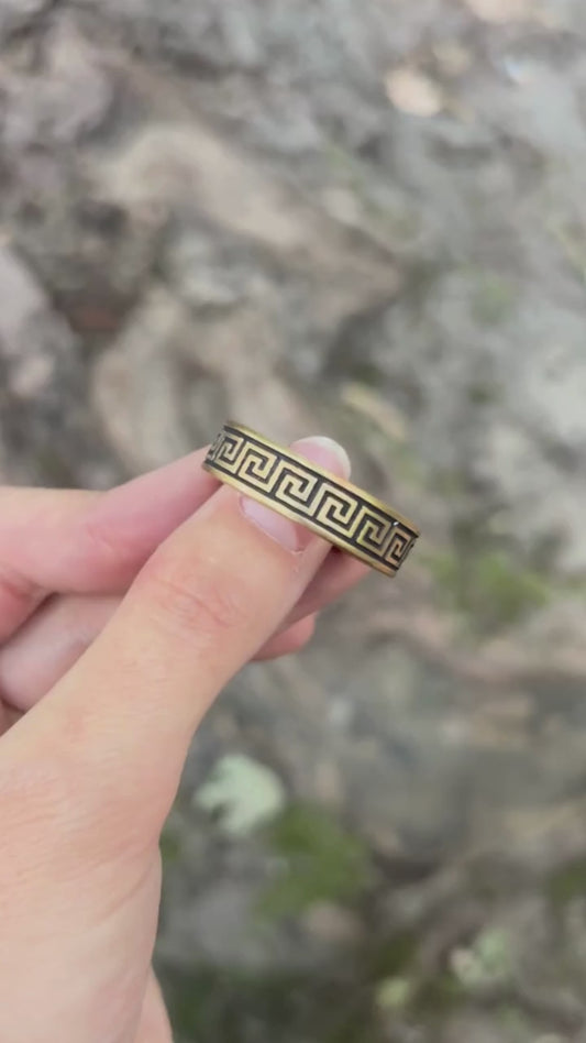 Ancient Greek ornament V1 ring